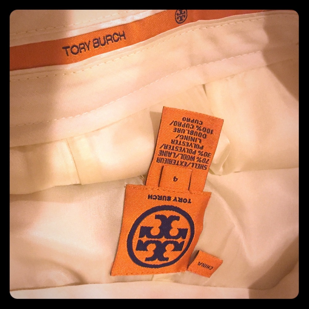 Tory Burch Brand New Cream Pants